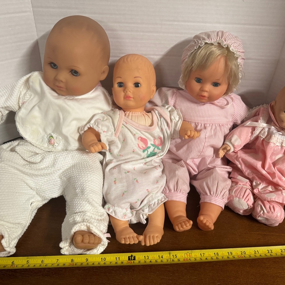 Adorable Baby Doll Set - Pink and White